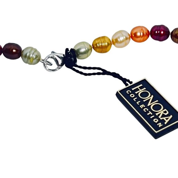 Honora Fall Colored Graduated Freshwater Baroque Pearl Necklace (6038) - Picture 6 of 6